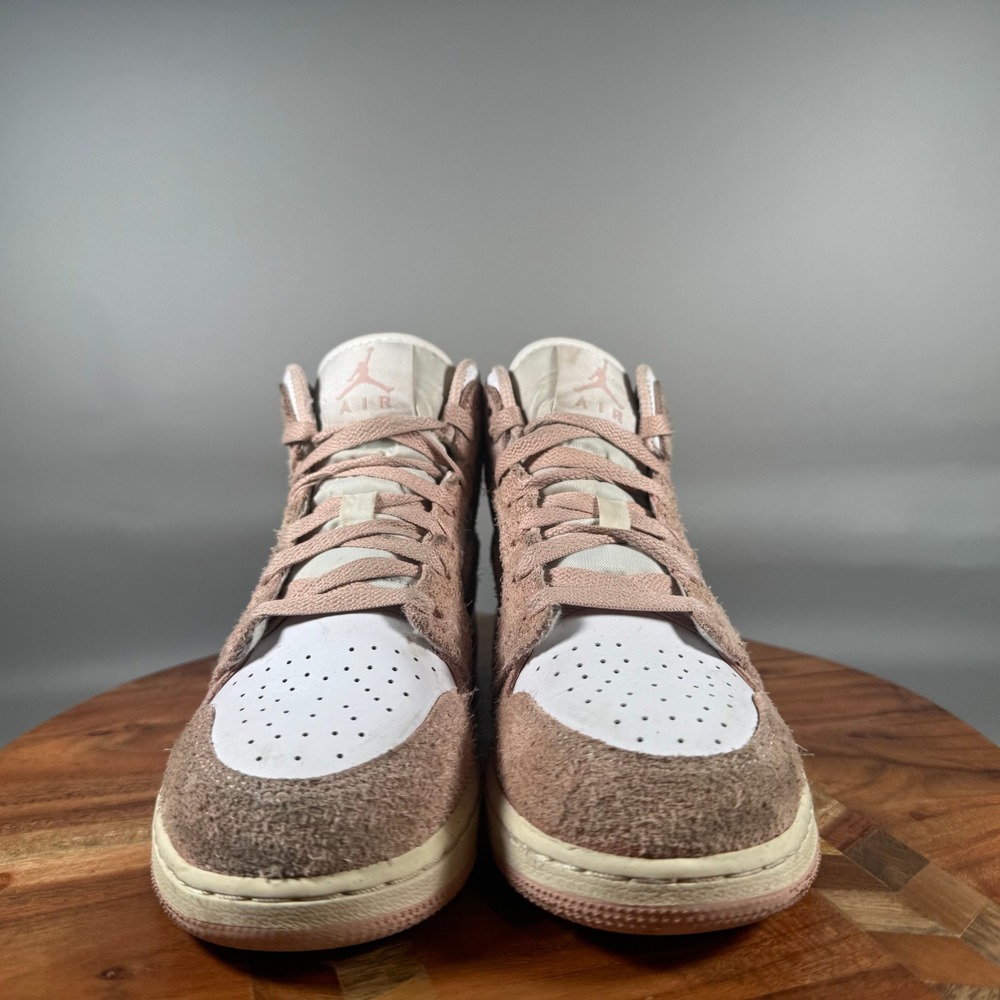 Jordan 1 Mid SE White Legend Light Brown Archaeo Brown FN7432-161 Womens 7 5.5Y - Picture 2 of 8